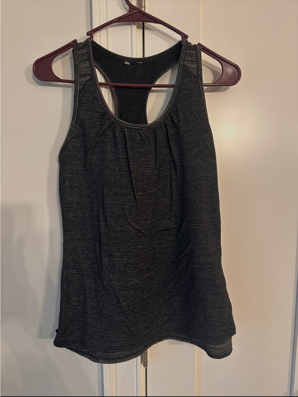Athleta Dark Charcoal Racerback Tank top